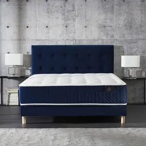 Nuit Céleste Matelas ressorts ensachés + Mémoire de forme + latex 160x200