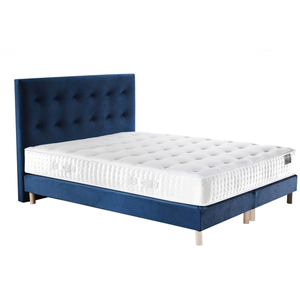 Ensemble Comète + tête de lit capitonnée - Matelas ressorts ensachés N... pas cher