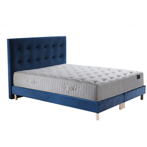 Ensemble Hélios + tête de lit capitonnée - Matelas ressorts ensachés M... pas cher