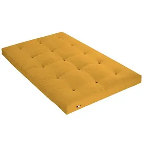 Matelas futon coton et fibres recyclés, fabriqué en France Idliterie pas cher
