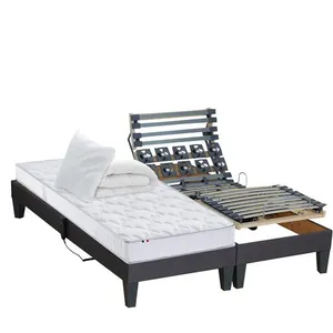 Comparateur de prix : Non communiqué Ensemble relaxation 100% latex 5 zones 85kg/m3 +couette + oreillers + sommier - FABRICATION FRANCE 2x80 x 200 cm