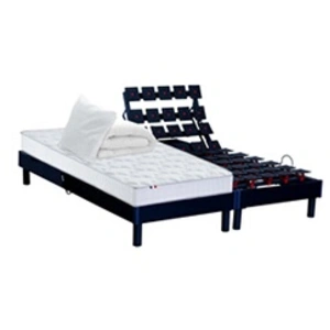 Comparateur de prix : Non communiqué Ensemble relaxation mémoire de forme + couette + oreillers + sommier - FABRICATION France 2x90 x 200 cm