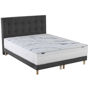 Ensemble matelas mémoire de forme memoria + sommier + tête de lit, che... pas cher