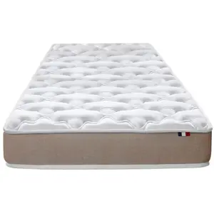 I D Literie Matelas 100% latex ESSENTIEL : confort ferme et soutien précis 3 zones Dimensions - 90 x 190 cm pas cher
