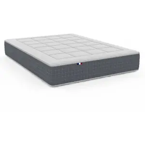 I D Literie Matelas ressorts ensachés 7 zones MAX - soutien ferme et réversible Dimensions - 140 x 200 cm pas cher