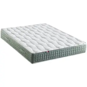 I D Literie Matelas ressorts ensachés 7 zones HYGGE - soutien ferme et réversible Dimensions - 140 x 200 cm pas cher