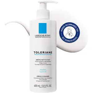 Comparateur de prix : La Roche Posay Tolériane Dermo-Nettoyant Visage Peaux Sensibles 400ml