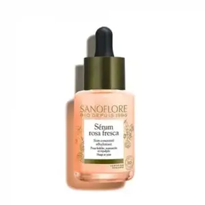 SANOFLORE Sérum Rosa Fresca - Soin concentré réhydratant, visage et yeux 