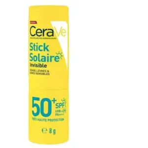 Comparateur de prix : CeraVe Suncare Stick Solaire Invisible SPF50+ Haute Protection 8g