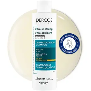 Comparateur de prix : Vichy Dercos Shampoing Dermatologique Ultra Apaisant Cheveux Secs 200ml