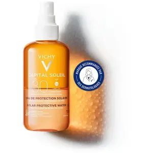 Comparateur de prix : Eau de protection solaire Hâle sublimé Idéal Soleil Vichy   Tan 200 ml