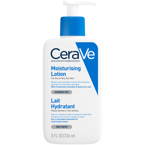 Comparateur de prix : CeraVe Lait Hydratant visage et corps pour les peaux sèches à très sèches 236ml