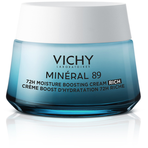 Comparateur de prix : VICHY Mineral 89-Crème boost hydratation riche - Peau sèche-Pot 50ml