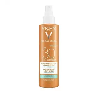 Comparateur de prix : VICHY Capital soleil spray protecteur réhydratant SPF30 spray 200ml