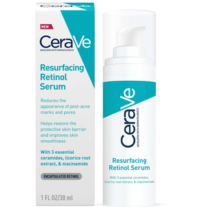 Comparateur de prix : CeraVe Resurfacing Retinol Serum sérum rénovateur au rétinol 30 ml