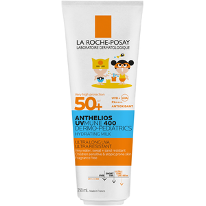 Comparateur de prix : La Roche-Posay Anthelios UV-MUNE 400 Dermopediatrics lait hydratant SPF50+ 250 ml