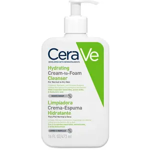 Cerave Crème nettoyante hydratante et mousse 473 ml pas cher