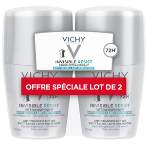Comparateur de prix : Vichy - Dermo-détranspirant Invisible Protect 72h Déodorants 1 pieces unisex