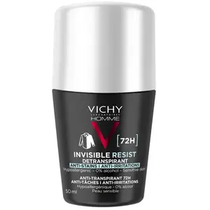 Comparateur de prix : Vichy Homme Invisible Resist 72H Dermo Détranspirant | 50 ml
