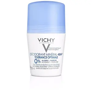 Comparateur de prix : Vichy Déodorant Minéral Déodorant 48H Tolérance Optimale Roll-On 50 ml