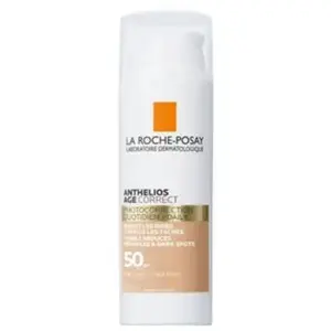 Comparateur de prix : La Roche-Posay Anthelios Age Correct CC crème anti-rides SPF 50 50 ml