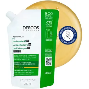 Shampooing antipelliculaire Vichy Dercos Recharge Cheveux secs 500 ml pas cher