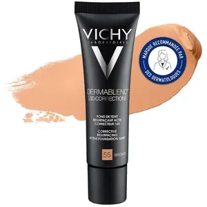 Comparateur de prix : Vichy dermablend 3d correction fond de teint resurfaçant 55 bronze 30ml