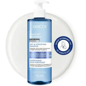 Comparateur de prix : Vichy Dercos Shampooing Minéral Doux Fortifiant 400ml