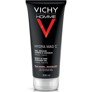 Comparateur de prix : Vichy Vichy Homme Hydra Mag C Gel Douche Hydratant Corps Et Cheveux 200ml