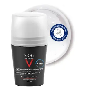 Comparateur de prix : Vichy Homme Deodorant for Sensitive Skin Roll-on 50 ml