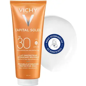 Vichy Ideal Soleil lait hydratant visage et corps SPF 30 300ml pas cher
