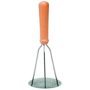 TREND'UP Pilon presse purée - bois, inox pas cher