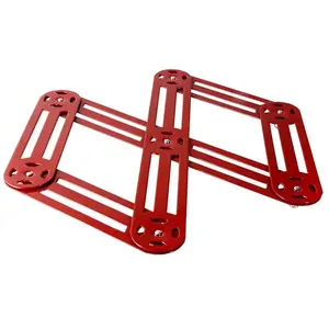 Comparateur de prix : ROGER ORFEVRE Dessous de plat étirable en inox rouge 19x35 cm - - Rouge - Inox