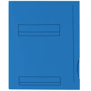 Oxford Chemises dossier 2 rabats Fast 24 x 32 cm bleu vif - Paquet de 50 pas cher