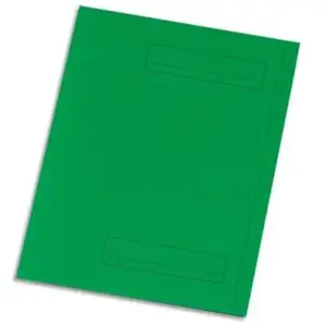 Non communiqué Chemises dossier 2 rabats Fast 24 x 32 cm vert vif - Paquet de 50 pas cher
