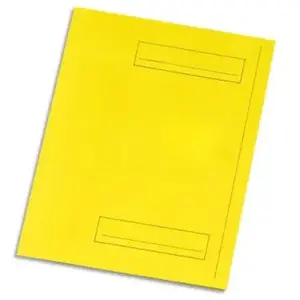 Oxford Lot de 50 Sous-Dossiers A4 Capacité 200 Feuilles Carte Epaisseur 180g Jaune Vif pas cher