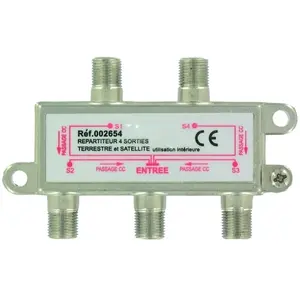 ELECTRO DEPOT Repartiteur Interieur 4 Sorties pas cher