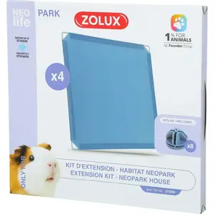 Comparateur de prix : Zolux Neolife Neopark Guinea pig Expansion Set Closed Panels