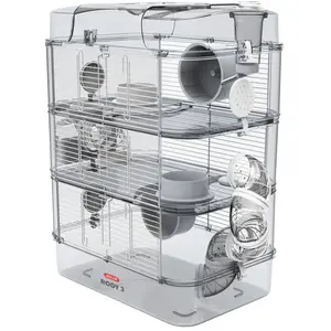 Comparateur de prix : Zolux Cage pour Hamster, Souris, Gerbille ''RODY 3'' Trio 1 Unité (Lot de 1)