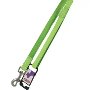 ZOLUX Laisse Mc Leather 25mm L1,2m anis pour chiens