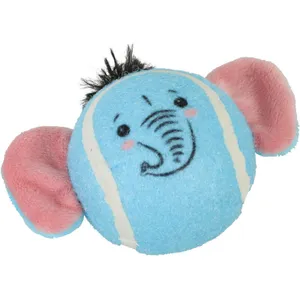 Comparateur de prix : Balle de tennis ø 8 cm en forme d'animaux tête ÉLÉPHANTpour chien Zolu...