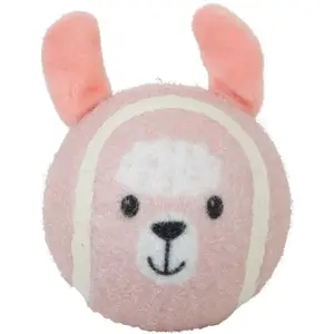 Jouet pour chien balle de tennis Zolux Lama Rose 6,5x6x8 cm 480680 pas cher