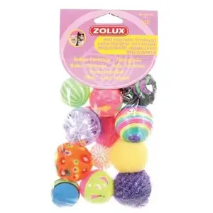 Zolux Fantaisies Jouet Pack de 12 Balles pour Chat