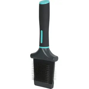 Comparateur de prix : Brosse Slicker Double Flexible Pour Chien Zolux Anah Noir M 470810