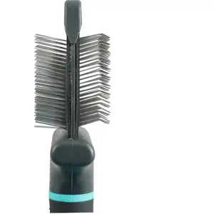 Comparateur de prix : Brosse Slicker Double Flexible Pour Chien Zolux Anah Noir L 470811
