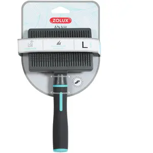 Comparateur de prix : Brosse SLICKER retractable taille L pour chiens-zolux 3,000000 Noir