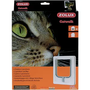 Comparateur de prix : Chatière Porte Catwalk 2 Positions Blanc - Zolux