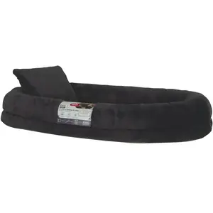 Comparateur de prix : Lit pour chien ovale avec coussin Zolux Gris 110 cm 409562GRI