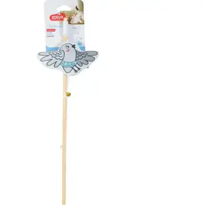Canne à pêche pour chat Oiseau Zolux Beige TU 580172 pas cher