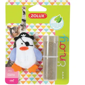 Comparateur de prix : Zolux -Pirate Blanc. Taille 7 x 6 cm. avec Catnip. Jouet chat-ZO-580727